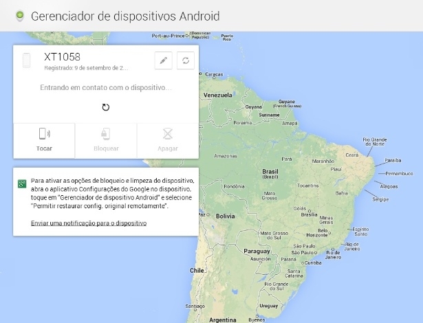 Serviço que localiza aparelhos Android ganha opção de bloqueio remoto