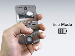 Celular fica transparente com o fim da bateria