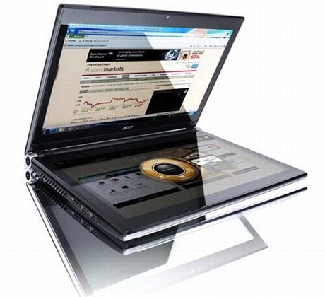 Acer lança conceito de laptop com duas telas touchscreen