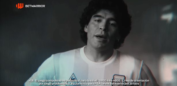 Propaganda com Maradona recriado por IA causa polêmica na Argentina