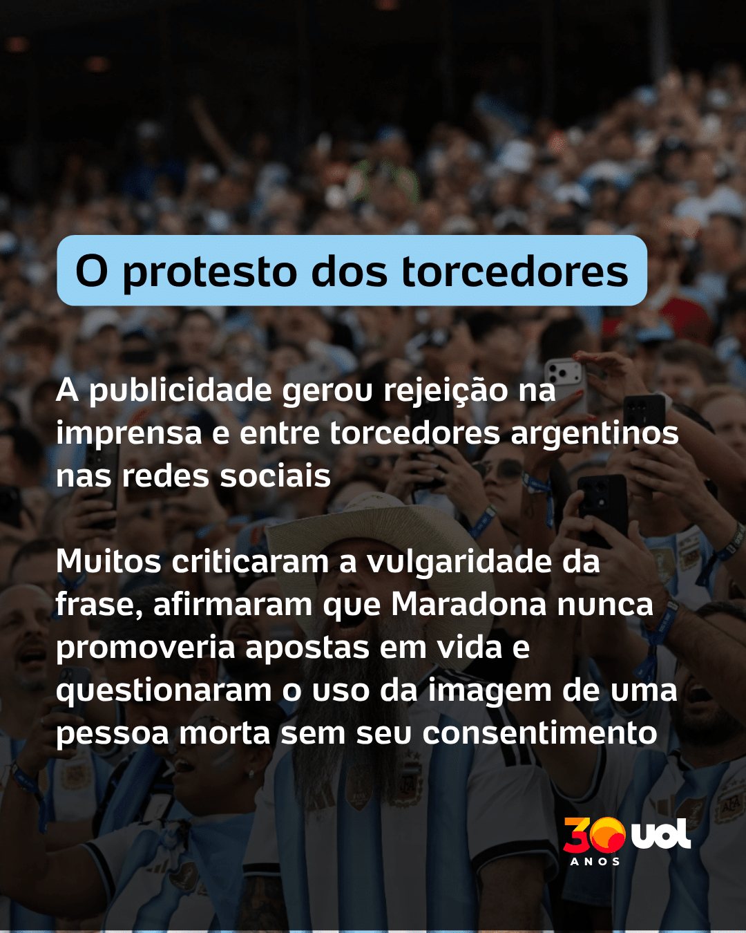 Propaganda com imagem de Maradona recriada pela IA causa polêmica