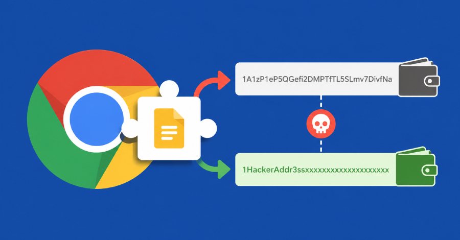 Silent Swap Crypto Clipper Uses Fake Google Notes Extension to Replace Wallet Addresses