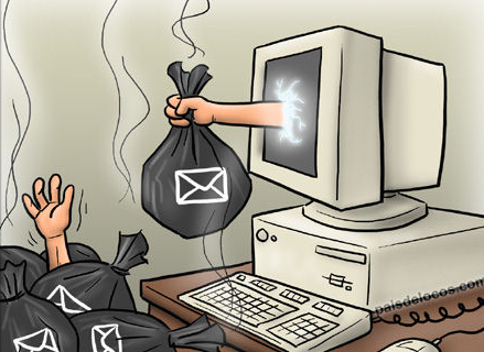 Nível de spam cai em todo o mundo