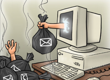 Nível de spam cai em todo o mundo