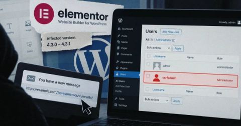 Elementor CSRF Flaw Lets Attackers Take Over Sites After Admin Clicks Crafted Link