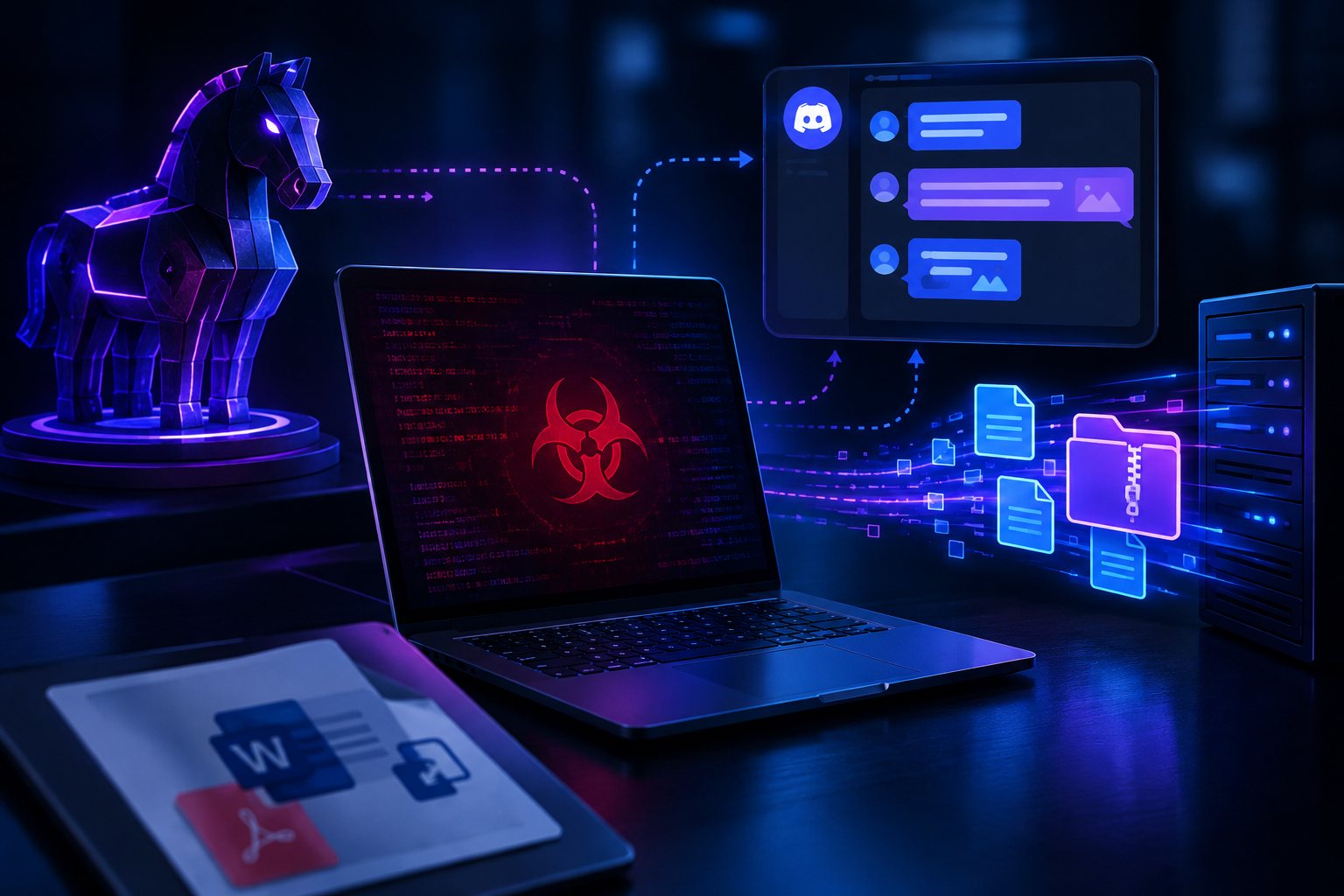 Novo RAT CikaBika Bot usa Discord para controlar sistemas infectados