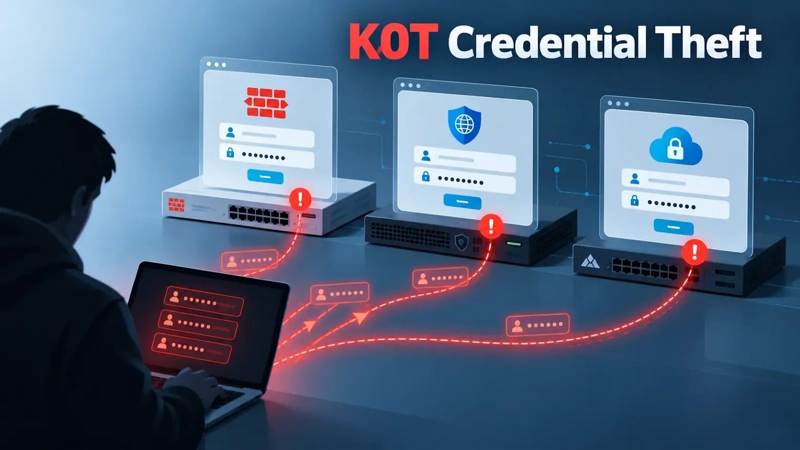 K0T Hackers Target FortiGate, FortiWeb and Palo Alto GlobalProtect in Credential Theft Campaign