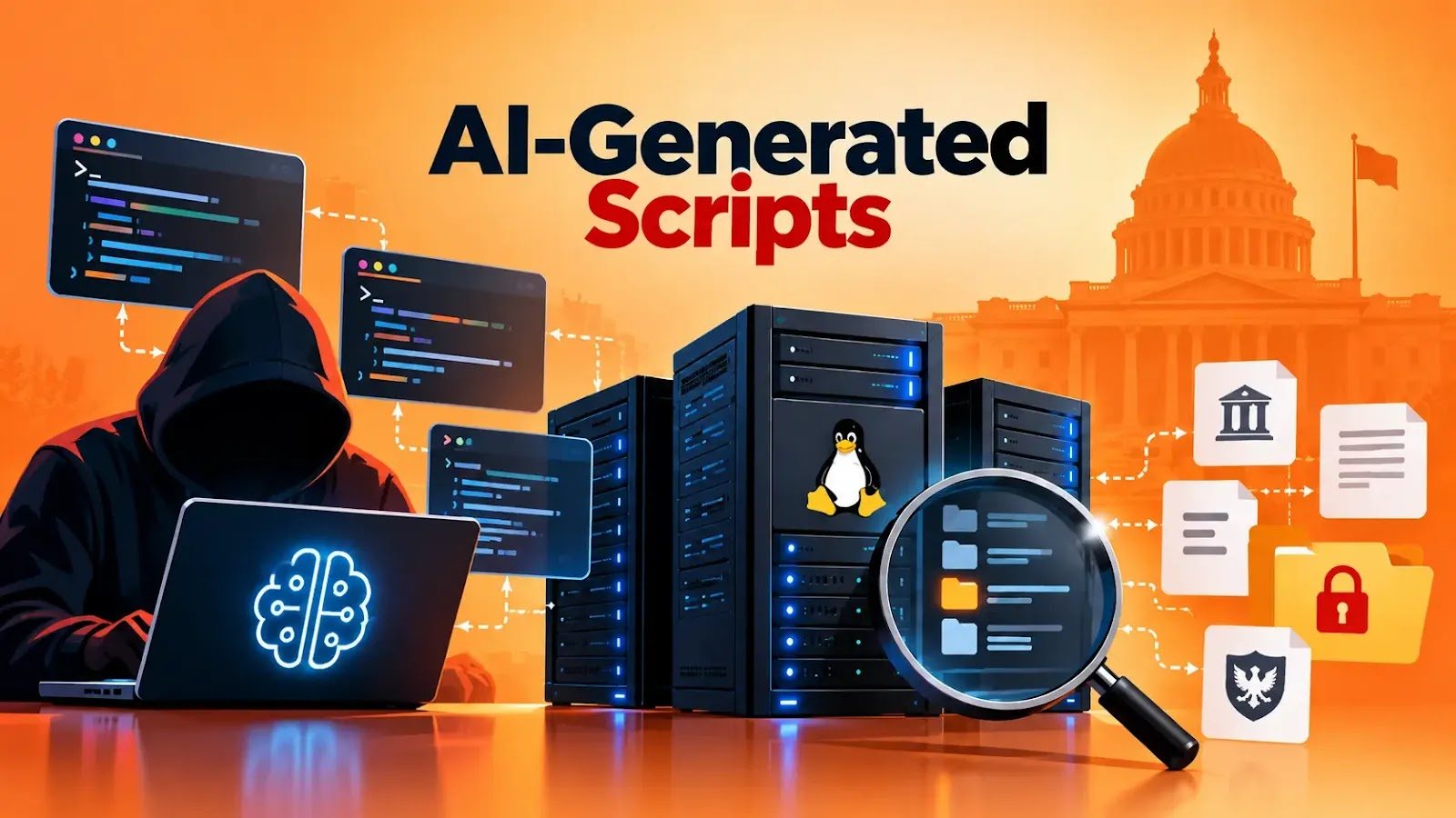Hackers Used AI-Generated Scripts to Break Into Government Linux Servers and Hunt for Secrets
