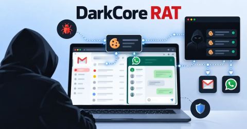 Hackers Can Use DarkCore RAT to Hijack Gmail and WhatsApp Sessions Without Passwords
