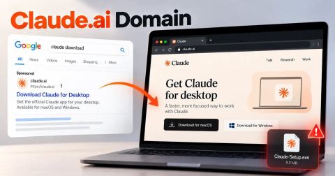 Hackers Use Google Ads to Push Fake Claude Downloads Hosted on Real Claude.ai Domain