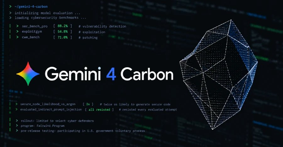 Google's Gemini 4 Carbon Leads Benchmarks for Finding, Exploiting, and Patching Vulnerabilities