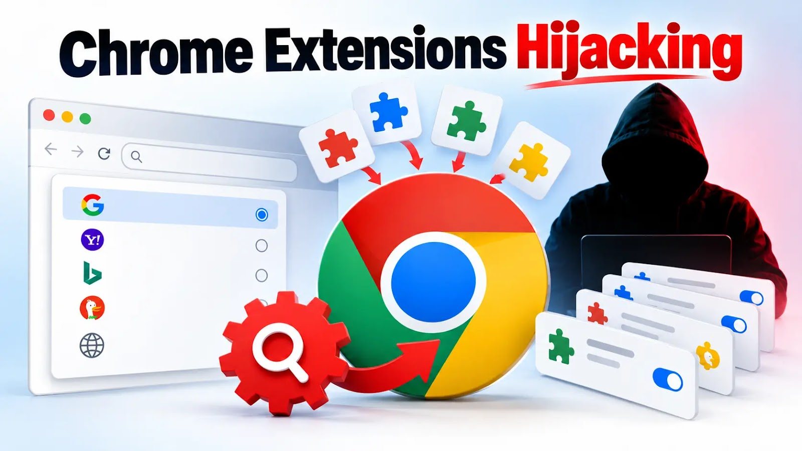 319 Suspicious Chrome Extensions Hijack Default Search Settings Without Sensitive Permissions