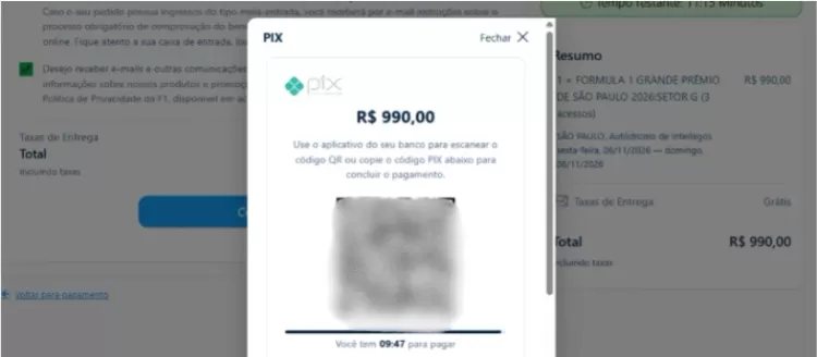 Golpe do Pix: anúncios no Google e no Instagram vendem ingressos falsos